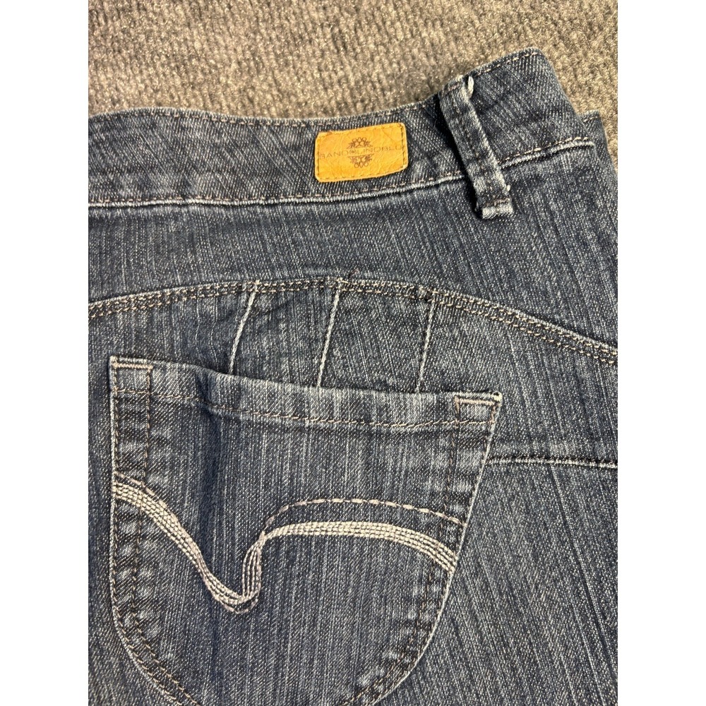 BandolinoBlu Jeans Womens 12 Blue Denim Regular Fit 5-Pocket Design Straight Leg - Picture 2 of 11